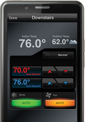 thermostats phone